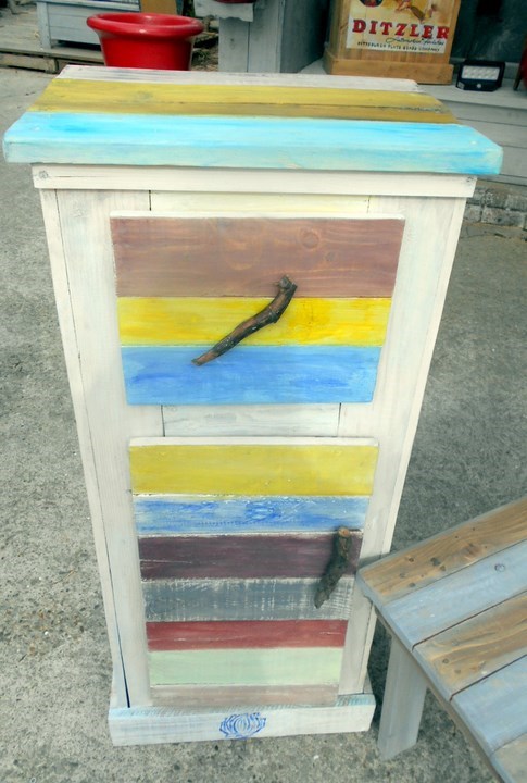 comptoir en palettes et bois recycl&eacute;s,stages menuiserie palettes,upcycling bois