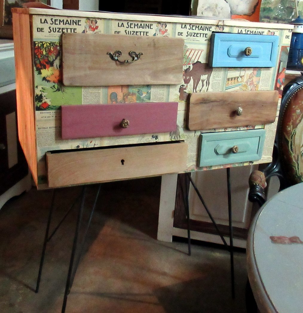 comptoir en palettes et bois recycl&eacute;s,stages menuiserie palettes,upcycling bois