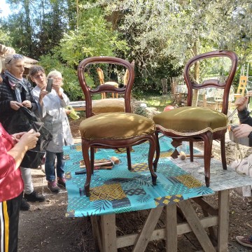 stages artisanaux &agrave; la carte,stages d&eacute;couvertes tapisserie ameublement,  